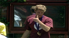 Nathan Marlow wins the Power of Veto Big Brother 4